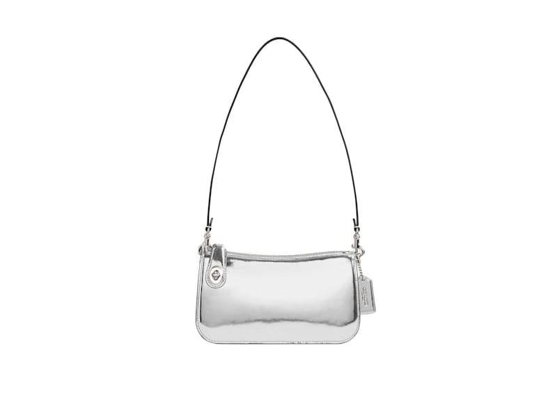 Coach Penn Shoulder Bag Silver/Silver