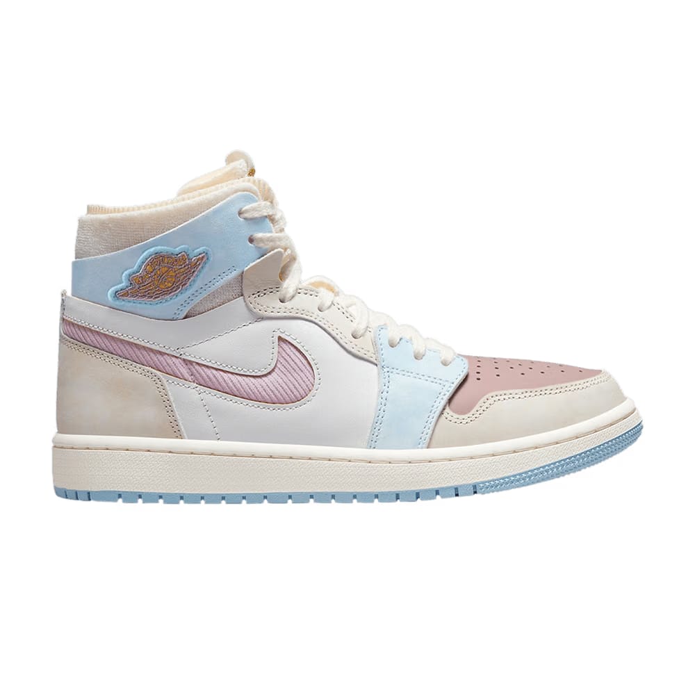 Wmns Air Jordan 1 Zoom Air Comfort High Pink Oxford Plum Fog