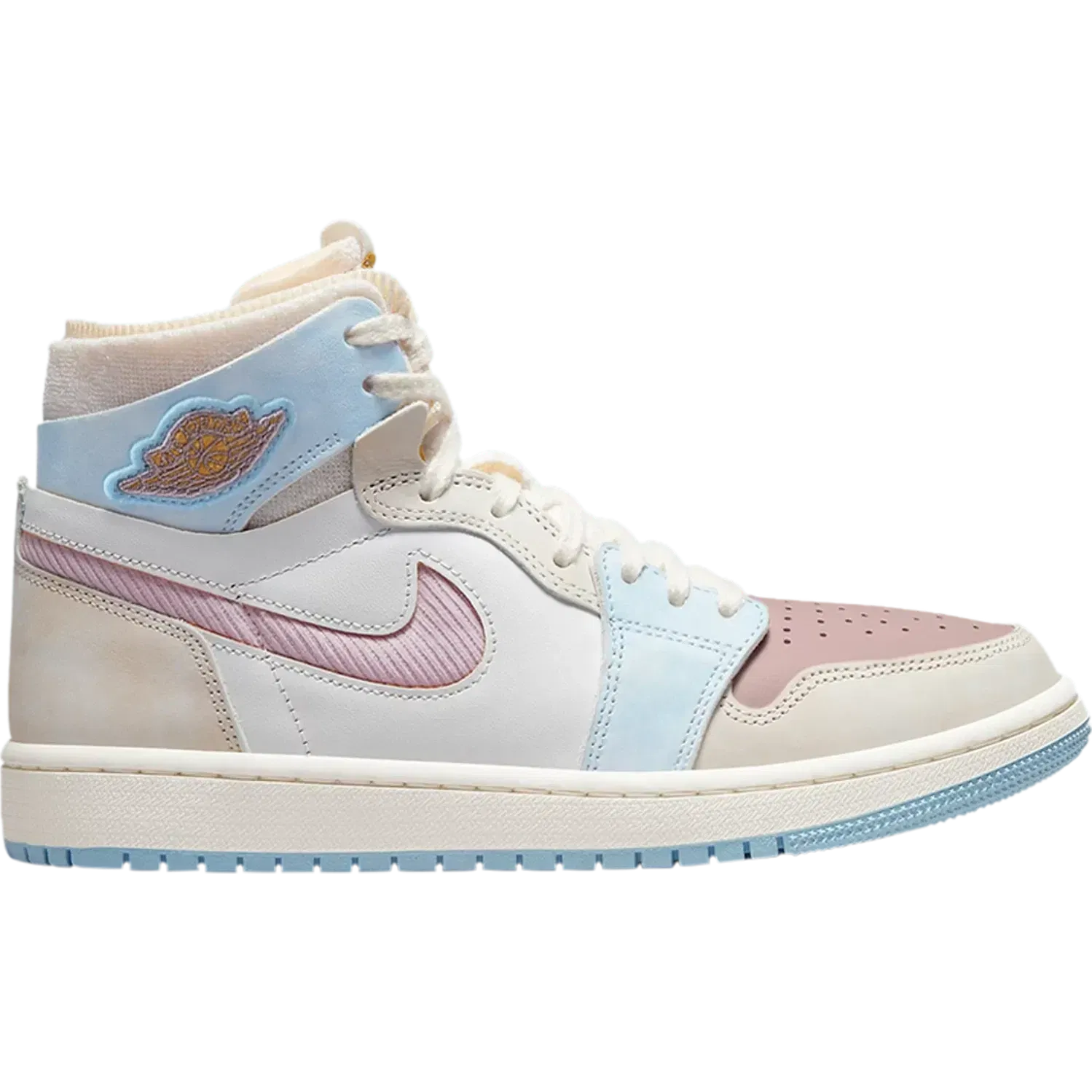 Wmns Air Jordan 1 Zoom Air Comfort High Pink Oxford Plum Fog