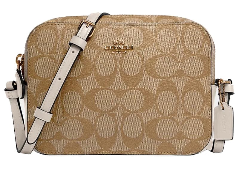 Coach Camera Crossbody Bag Mini Light Khaki/Chalk