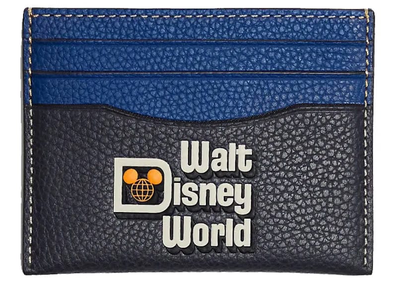 Coach x Disney Card Case Midnight Navy