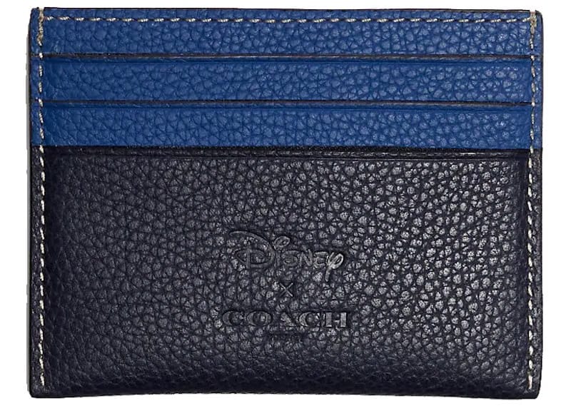Coach x Disney Card Case Midnight Navy