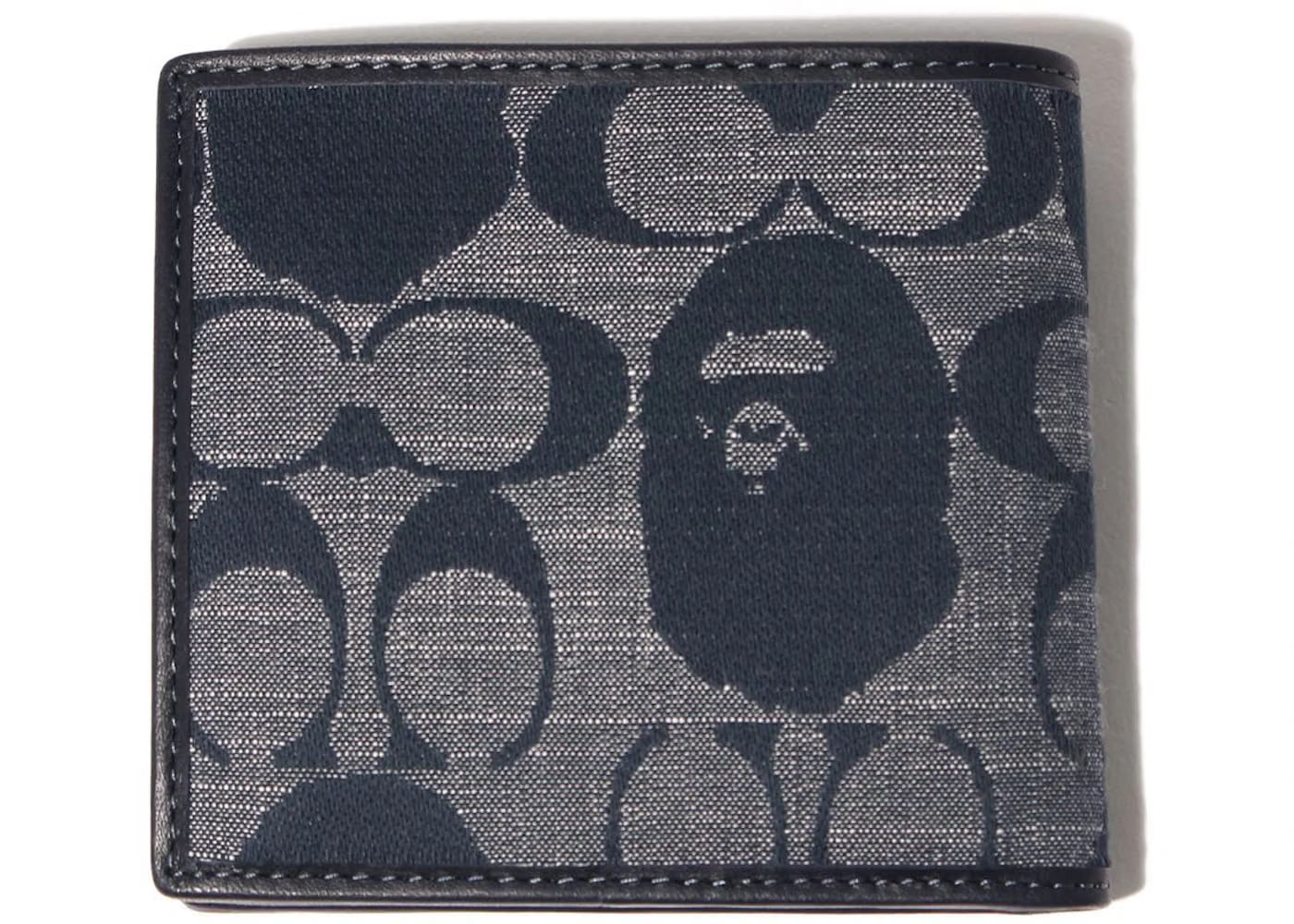 Coach x BAPE Coin Wallet Navy