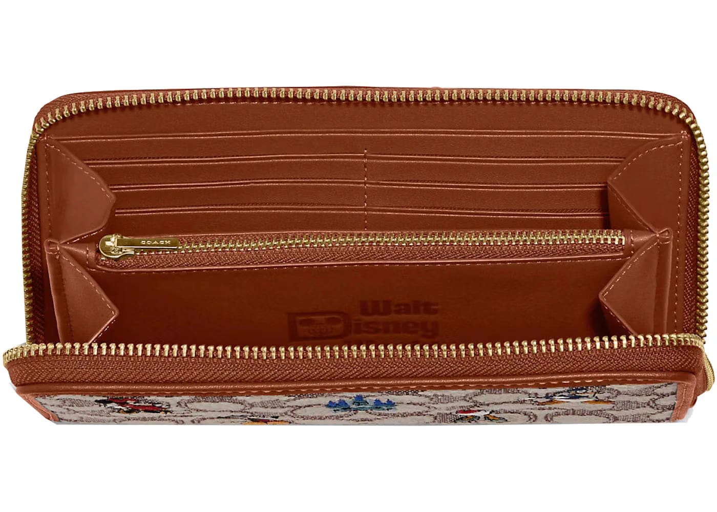 Coach x Disney Accordion Zip Wallet Amber/Multi