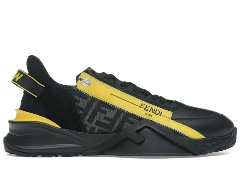 Fendi Flow Low Top Black Yellow