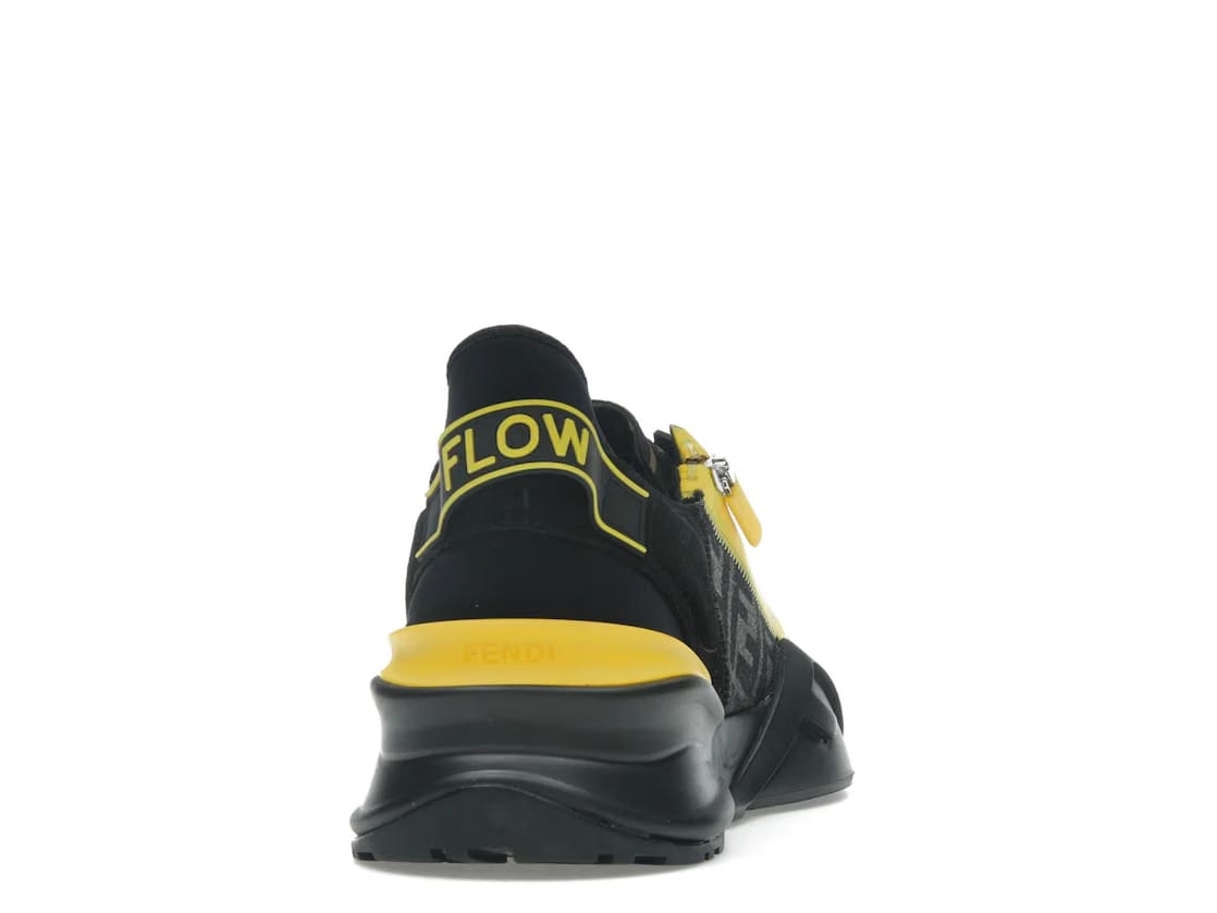 Fendi Flow Low Top Black Yellow