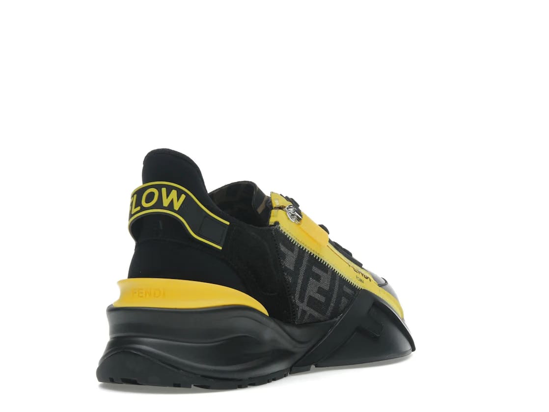 Fendi Flow Low Top Black Yellow