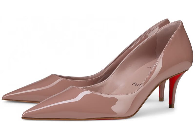 Christian Louboutin Miss Z 60mm Pump Vintage Rose Patent Calf Leather