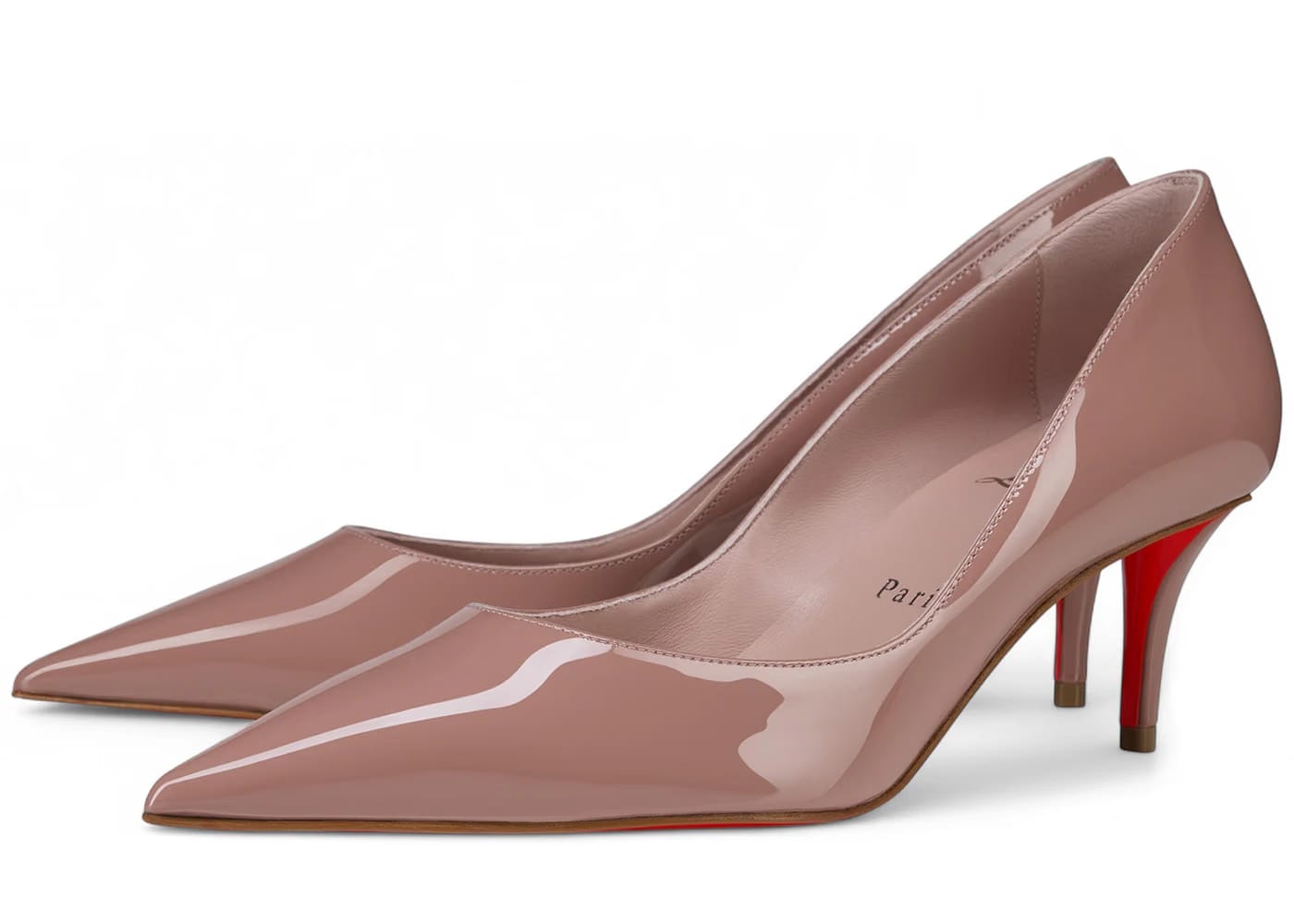 Christian Louboutin Miss Z 60mm Pump Vintage Rose Patent Calf Leather