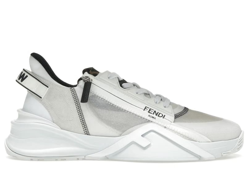 Fendi Nylon Low Top White