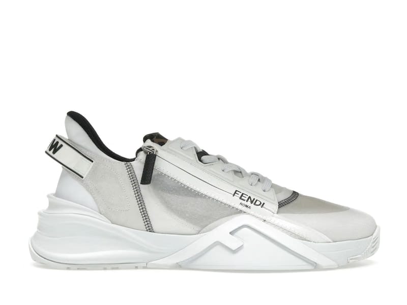 Fendi Nylon Low Top White