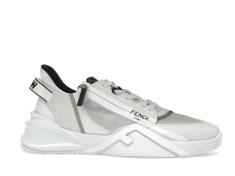Fendi Nylon Low Top White