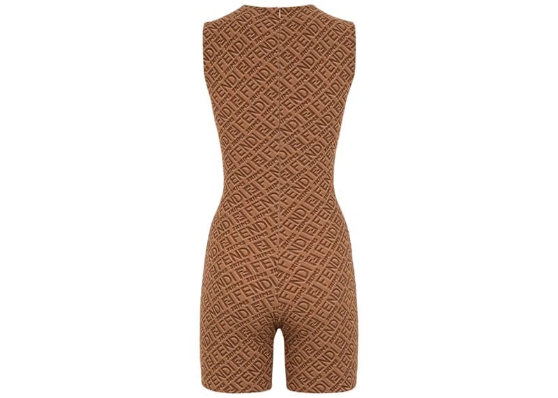 Fendi x SKIMS Sleeveless Mid Thigh Bodysuit California
