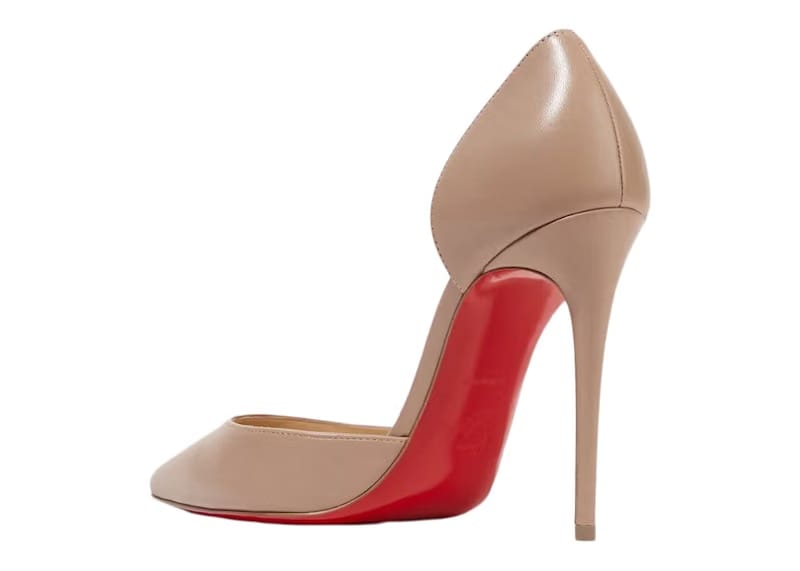 Christian Louboutin Iriza 100mm Pump Nude Nappa Leather