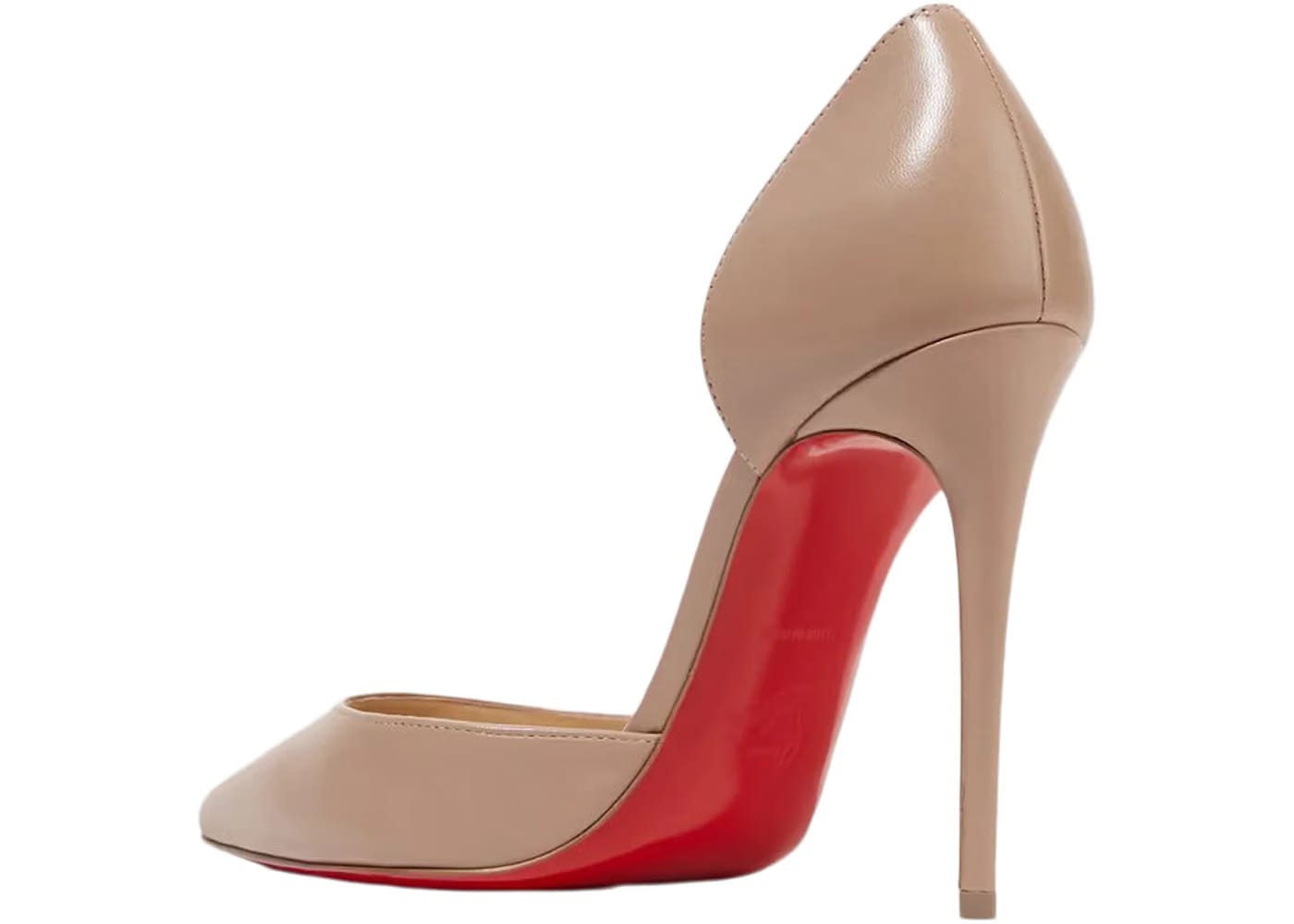 Christian Louboutin Iriza 100mm Pump Nude Nappa Leather