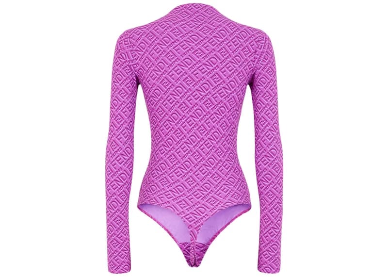 Fendi x SKIMS Mock Neck Long Sleeve Bodysuit Colorado