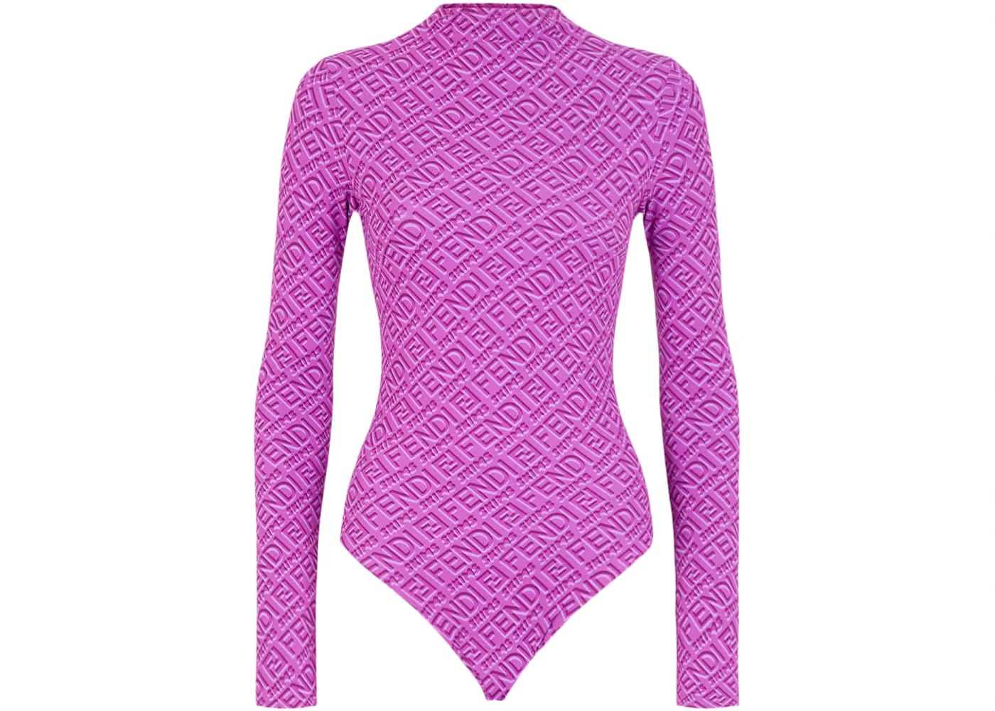 Fendi x SKIMS Mock Neck Long Sleeve Bodysuit Colorado