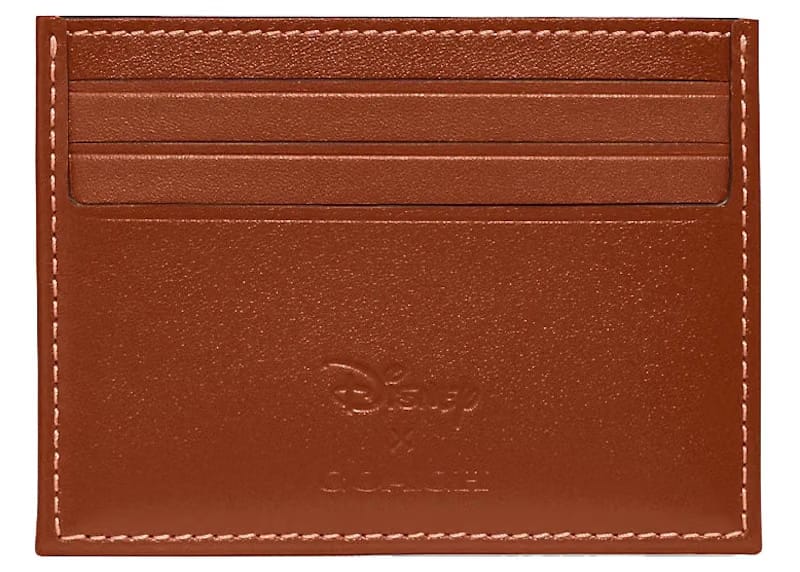 Coach x Disney Card Case Cocoa/Multi