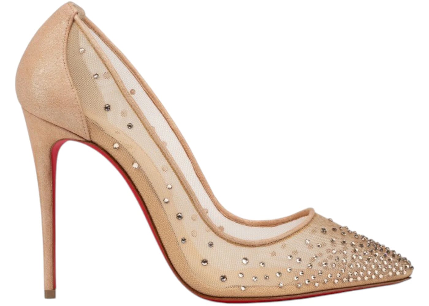 Christian Louboutin Follies Strass 100 Light Silk