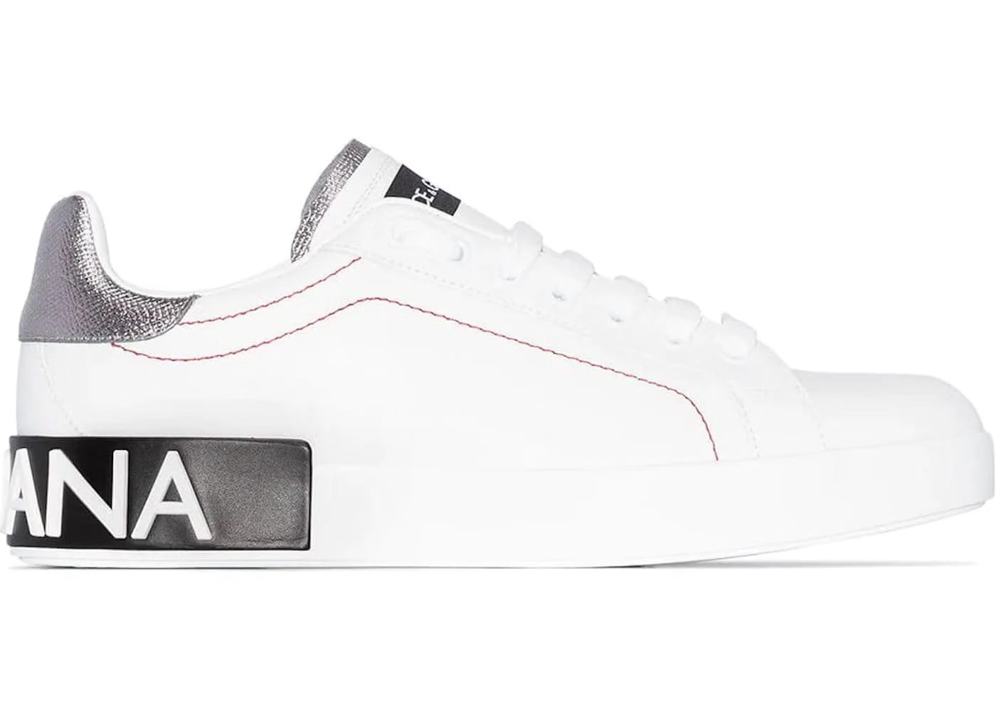 Dolce & Gabbana Portofino White Metallic Grey (Women's)