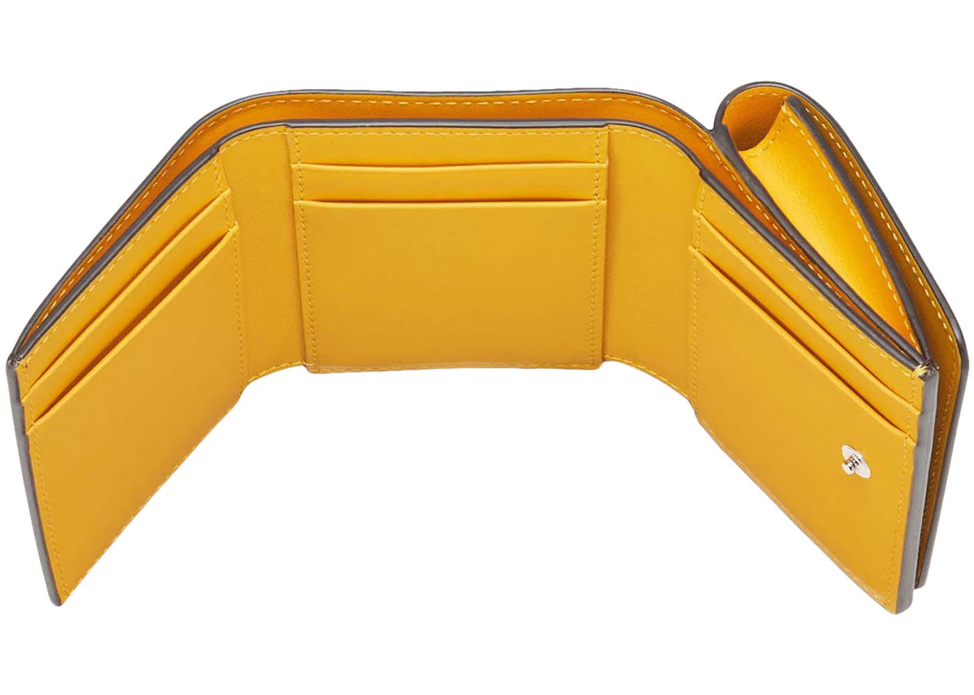 Fendi x FRGMT x Pokemon FF Fabric Wallet Brown/Yellow