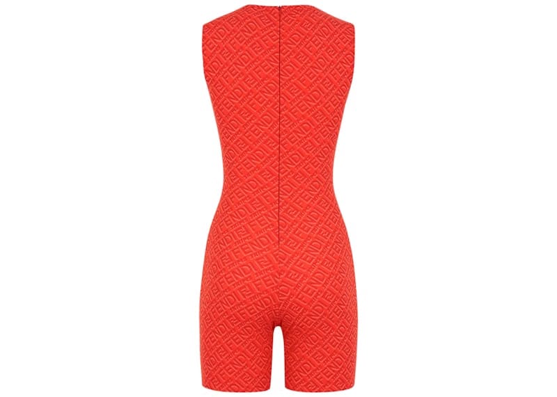 Fendi x SKIMS Sleeveless Mid Thigh Bodysuit Georgia