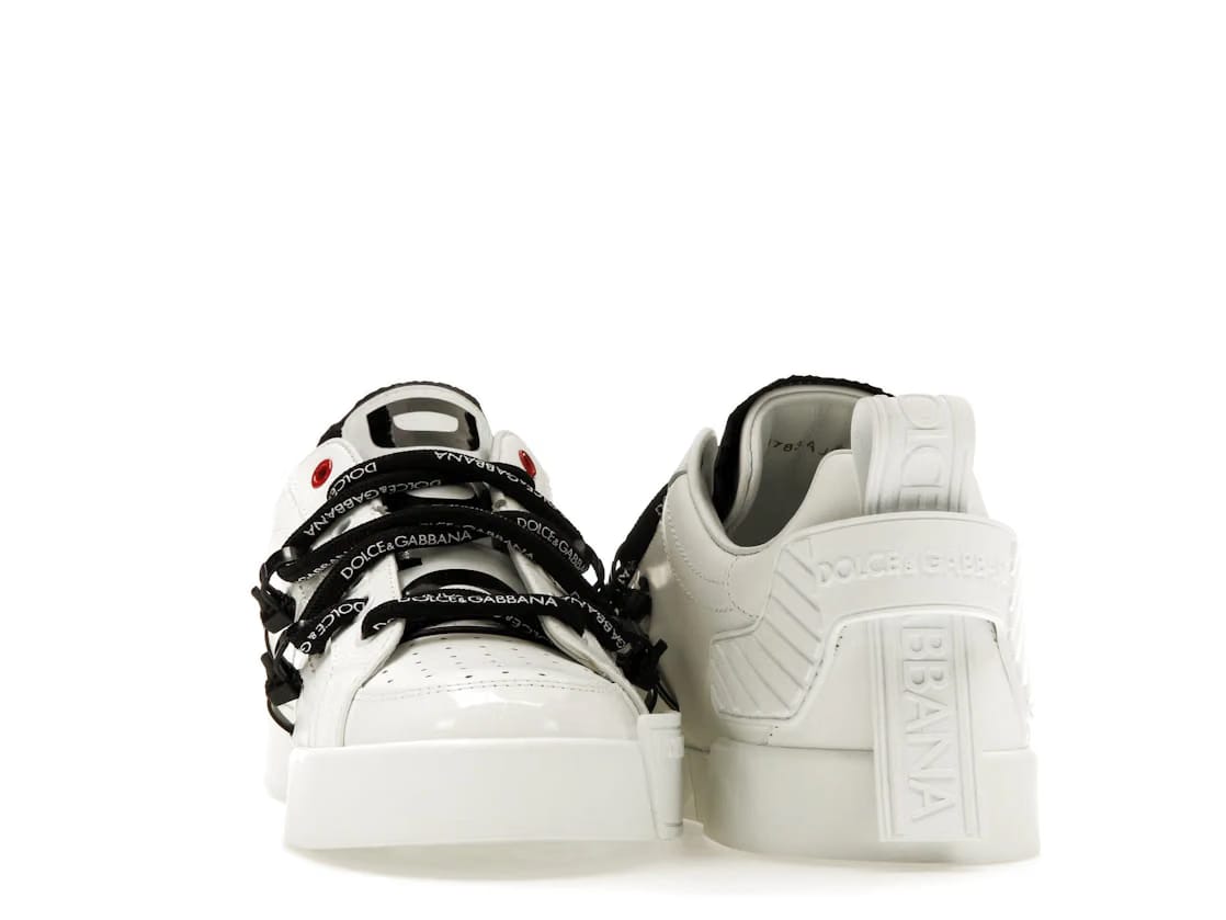 Dolce & Gabbana Portofino Strapped White Black