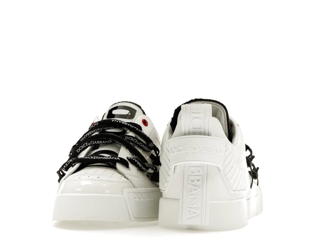 Dolce & Gabbana Portofino Strapped White Black