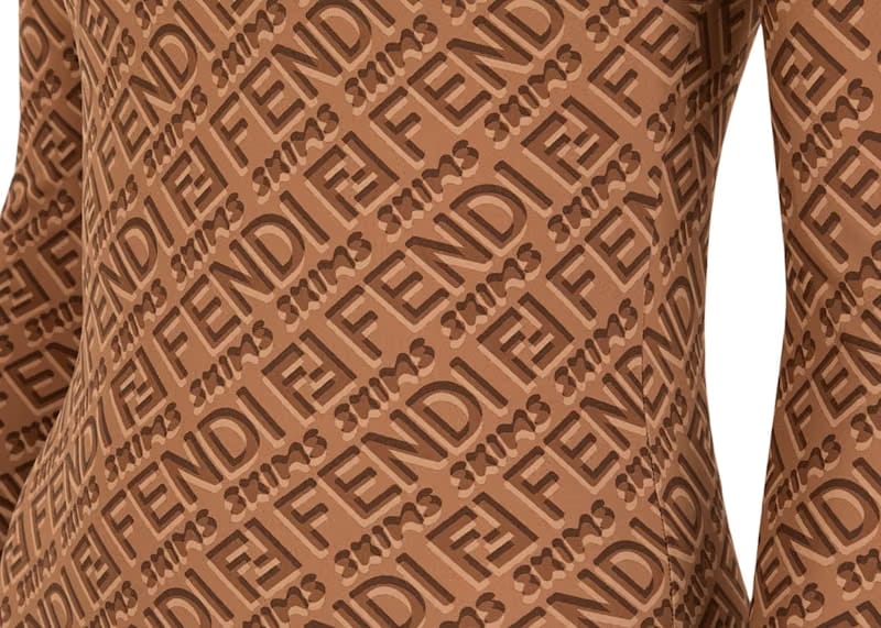 Fendi x SKIMS Mock Neck Long Sleeve Bodysuit California