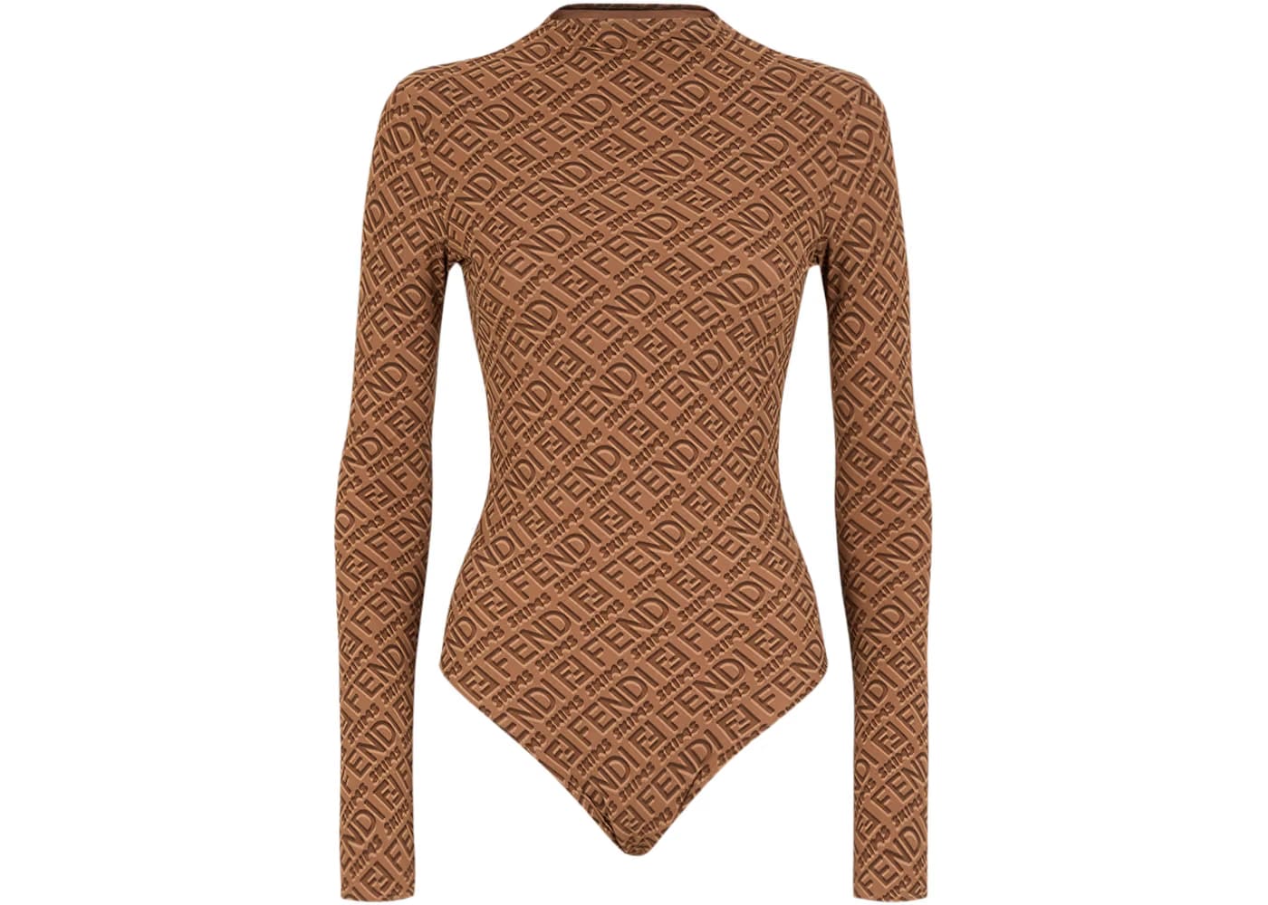 Fendi x SKIMS Mock Neck Long Sleeve Bodysuit California