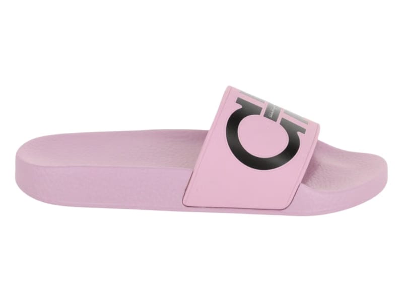 Ferragamo Groovy Dual Gancini Slides Light Pink (Women's)