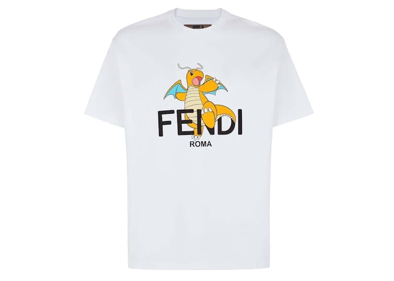 Fendi x FRGMT x Pokemon T-Shirt White