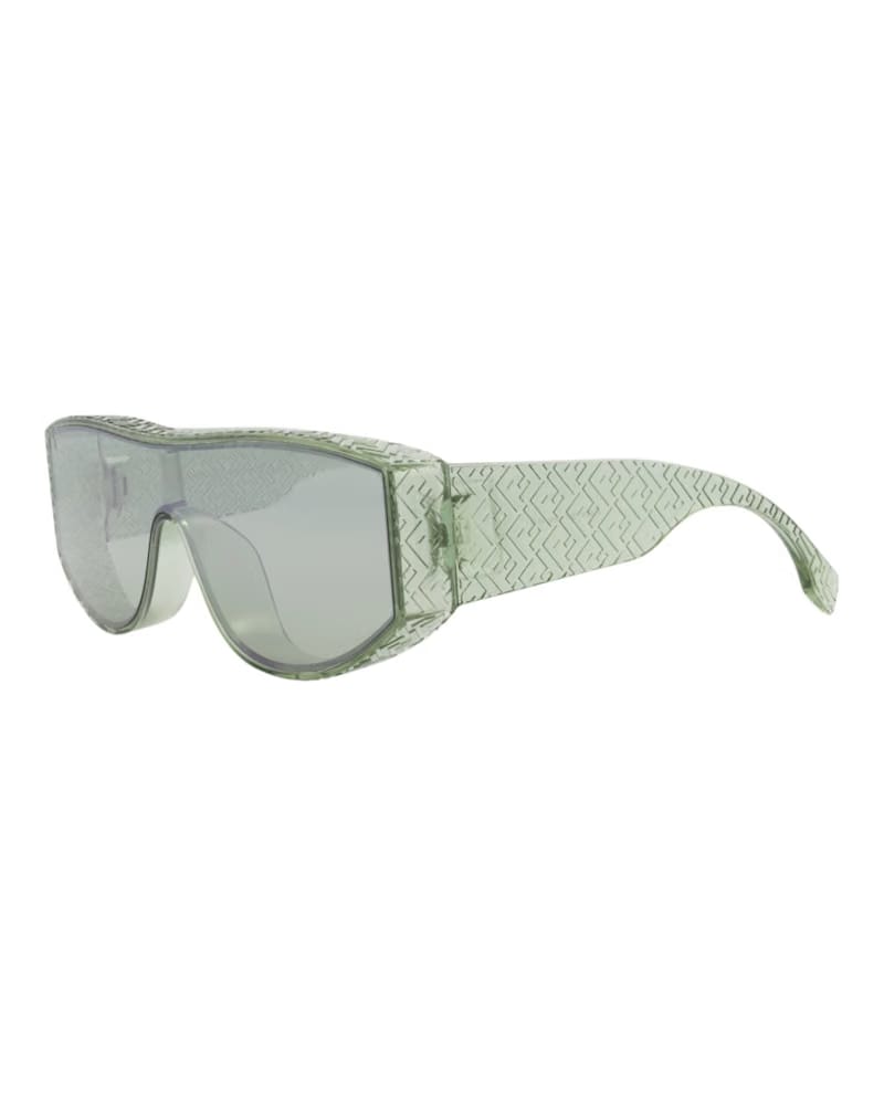 Fendi Shield-Frame Injection Sunglasses Green Green Green (FE40128I-00-93Q)