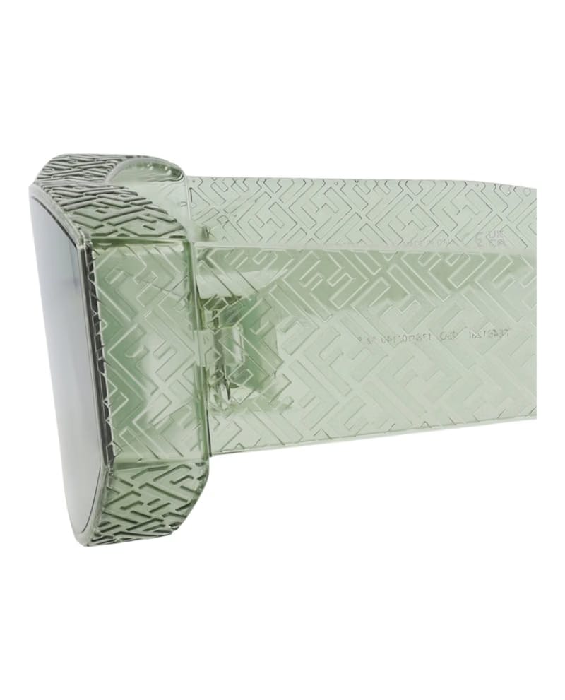 Fendi Shield-Frame Injection Sunglasses Green Green Green (FE40128I-00-93Q)