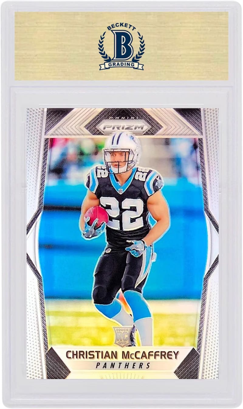 Christian McCaffrey 2017 Panini Prizm Rookie Silver #249 (PSA or BGS Graded)