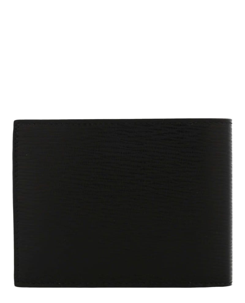 Ferragamo Revival Leather Bifold Wallet Black