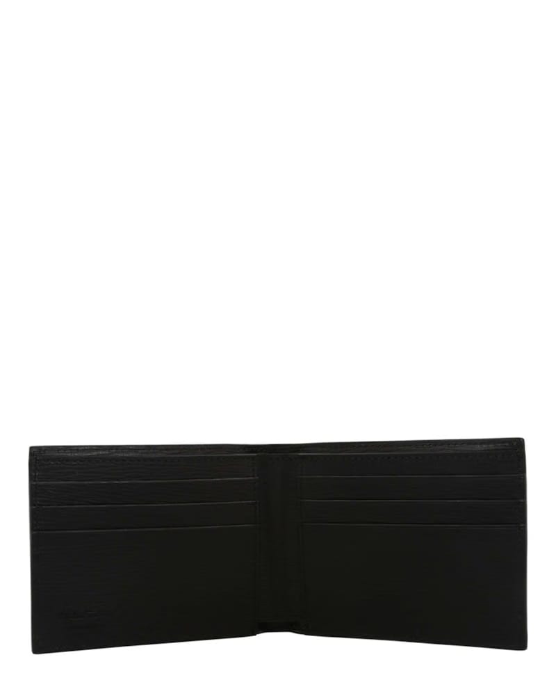 Ferragamo Revival Leather Bifold Wallet Black