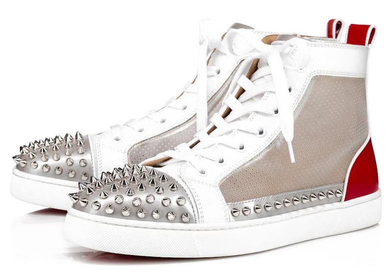 Christian Louboutin Sosoxy Spikes Pvc White