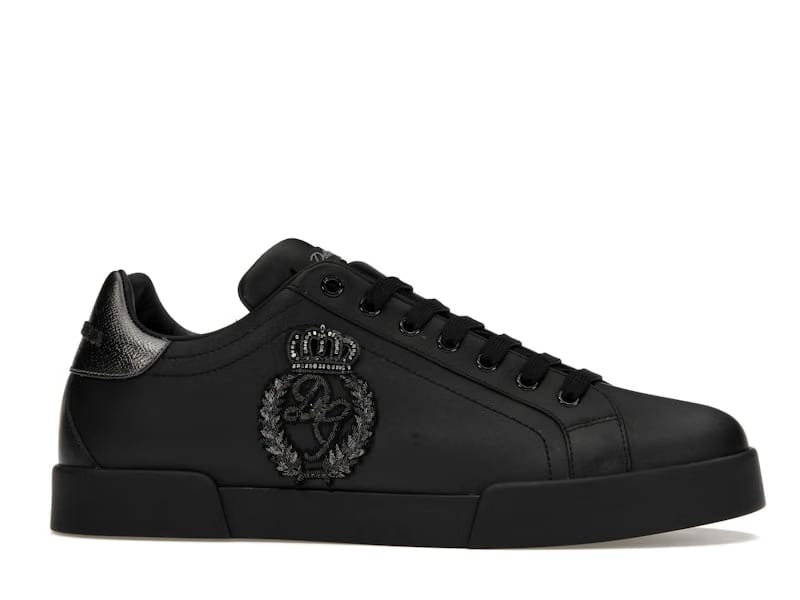 Dolce & Gabbana Portofino Crown Patch Black