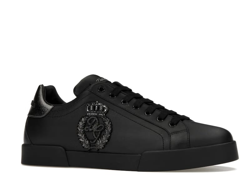 Dolce & Gabbana Portofino Crown Patch Black