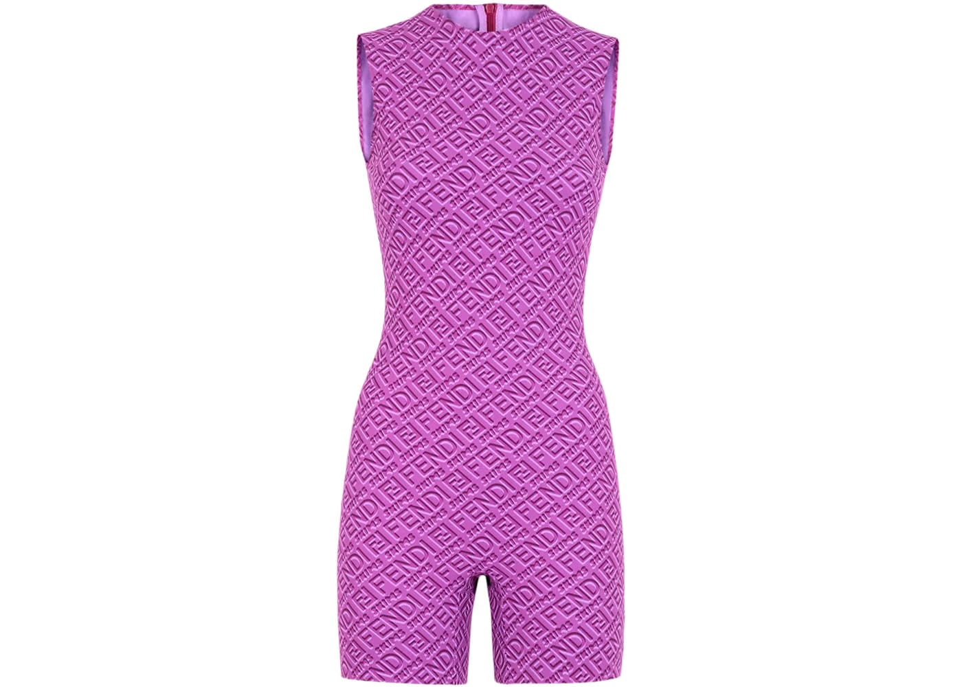 Fendi x SKIMS Sleeveless Mid Thigh Bodysuit Colorado