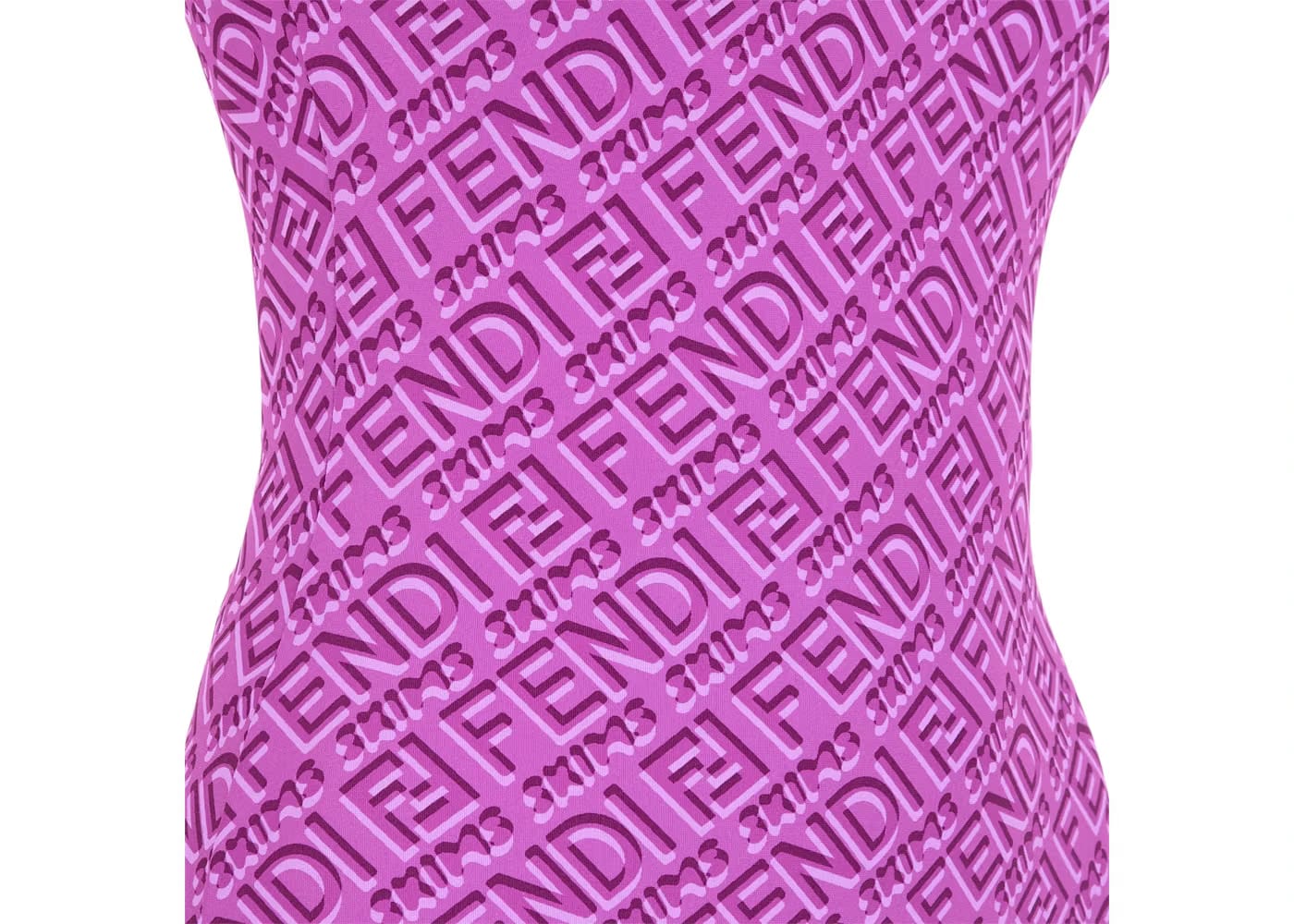 Fendi x SKIMS Sleeveless Mid Thigh Bodysuit Colorado