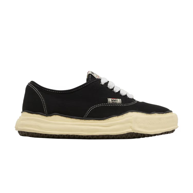 Maison Mihara Yasuhiro Baker OG Sole Vintage Canvas Low Black