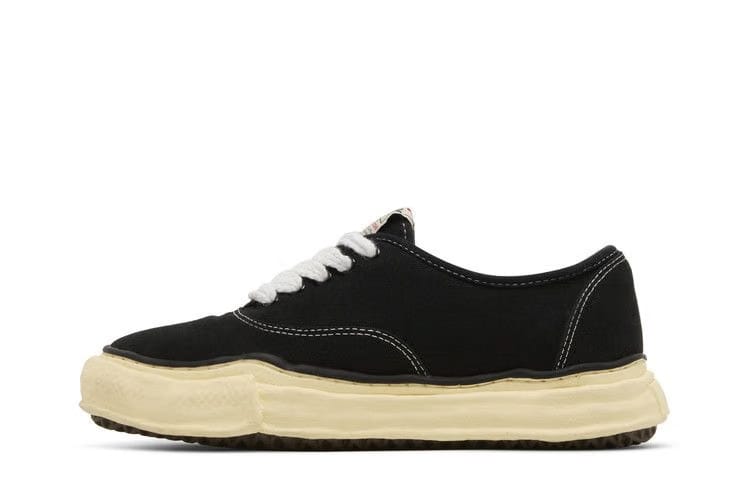 Maison Mihara Yasuhiro Baker OG Sole Vintage Canvas Low Black