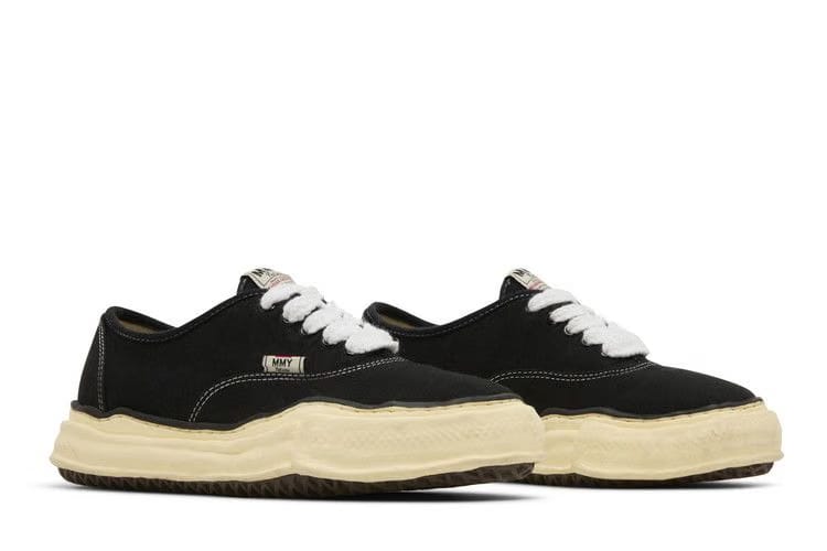 Maison Mihara Yasuhiro Baker OG Sole Vintage Canvas Low Black
