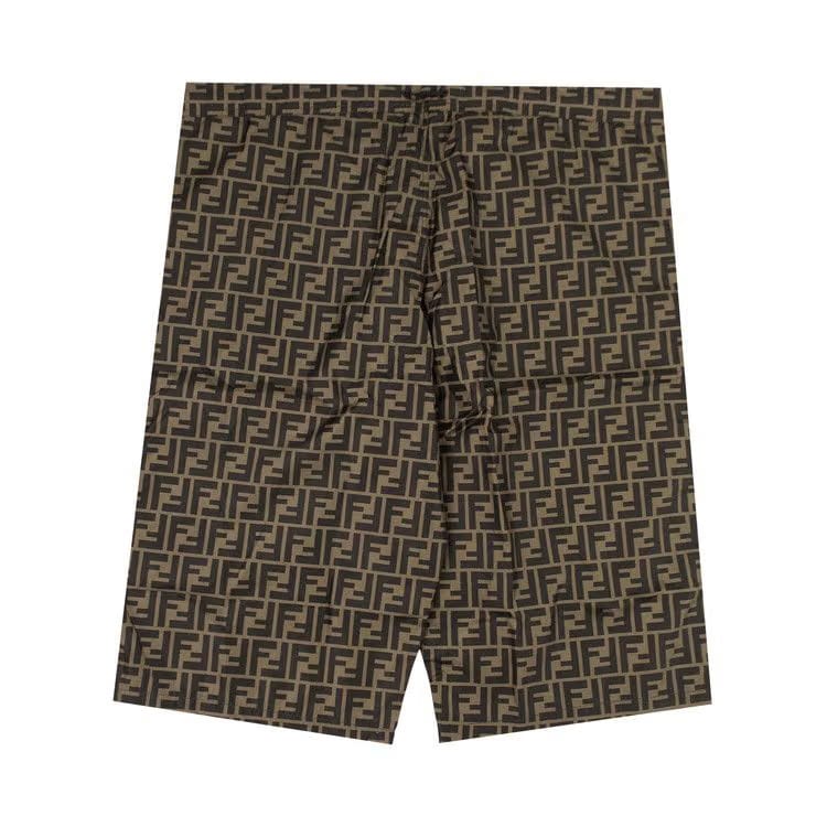Fendi FF Motif Swim Shorts Brown