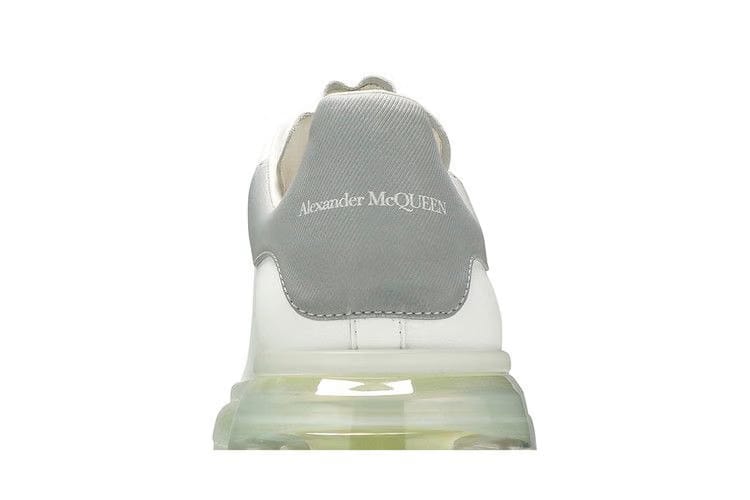 Alexander McQueen Oversized Sneaker Transparent Sole - White Gunmetal