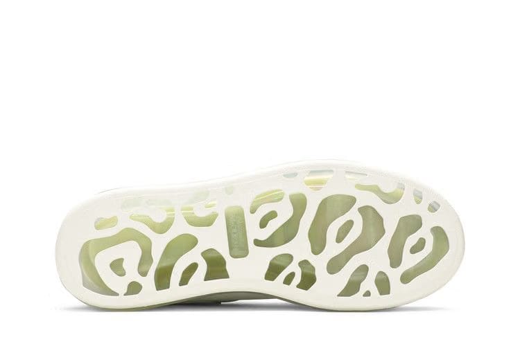 Alexander McQueen Oversized Sneaker Transparent Sole - White Gunmetal