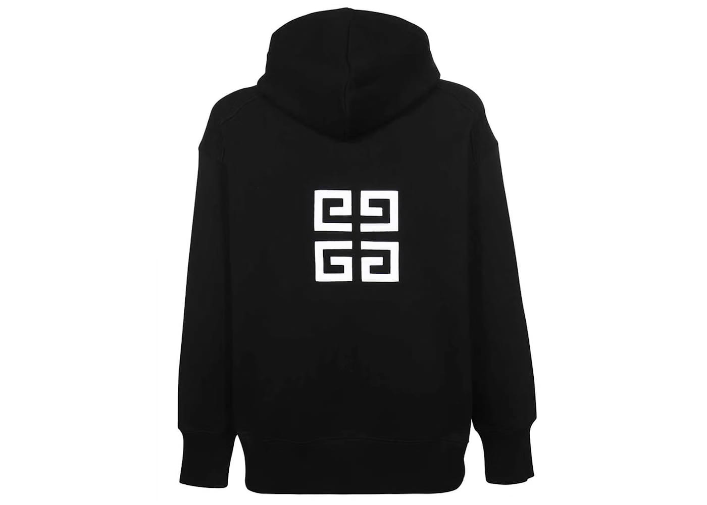 Givenchy Front Logo Heavy Brushed Hoodie Black