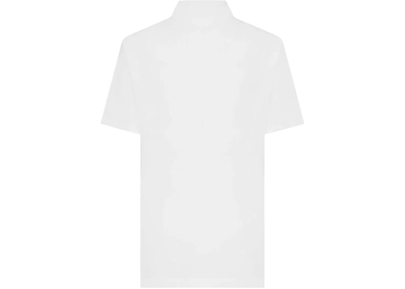 Dolce & Gabbana Embroidered Polo White